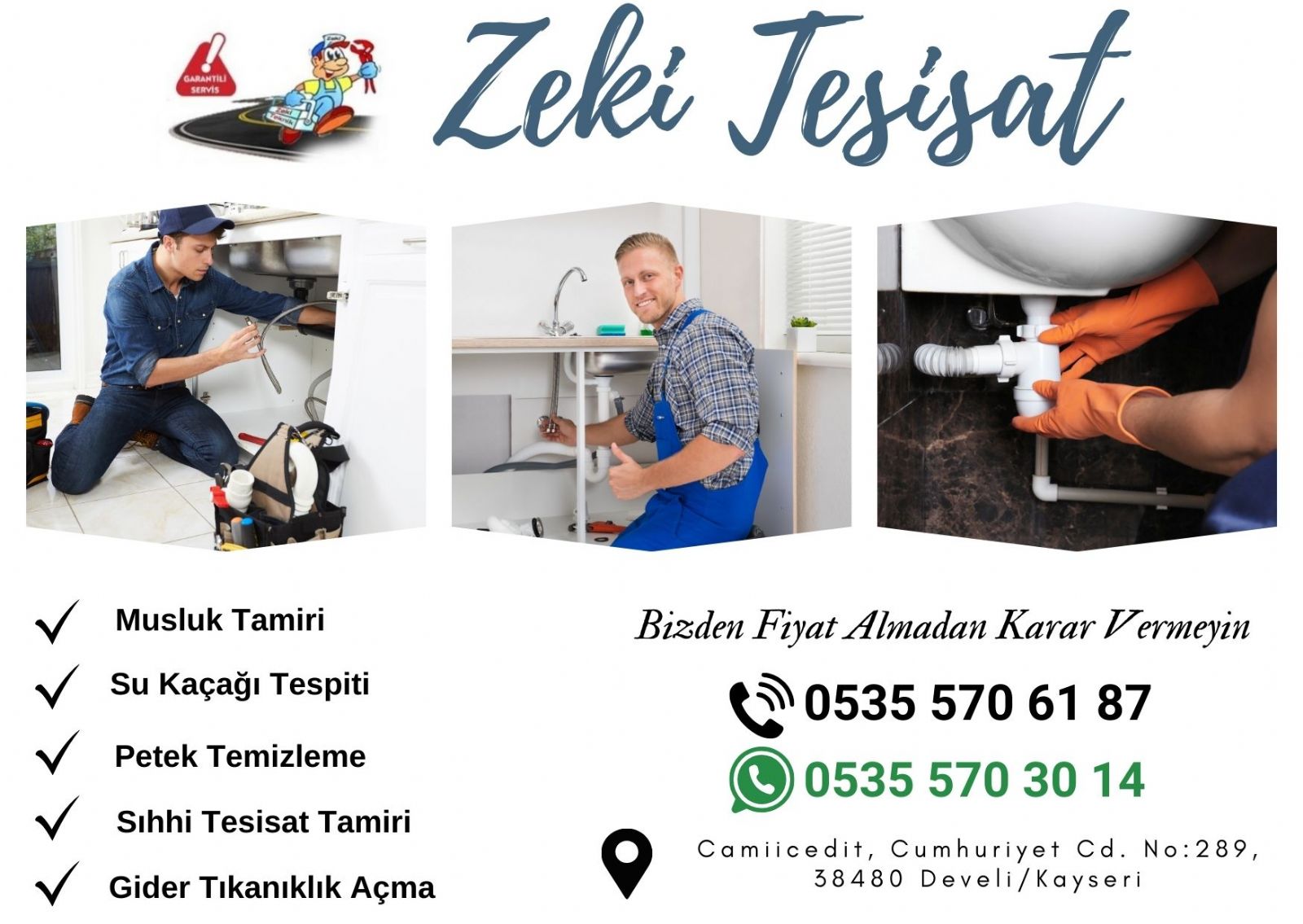 Develi Tesisatçı